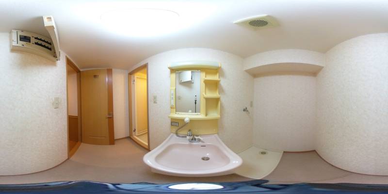 パノラマ画像洗面所