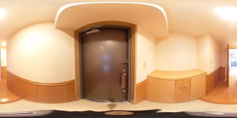 パノラマ画像玄関