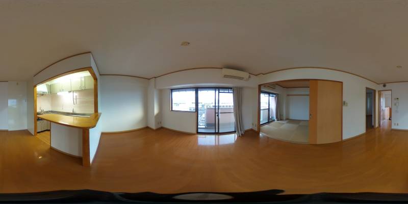 パノラマ画像リビング