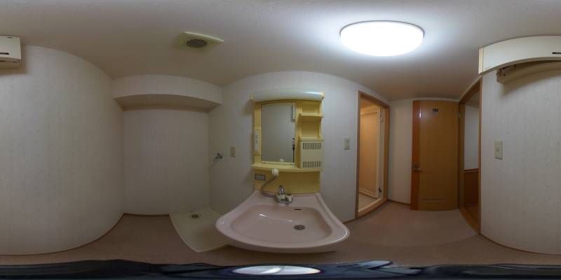 パノラマ画像洗面所
