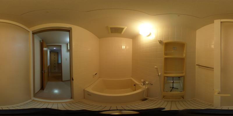 パノラマ画像バスルーム