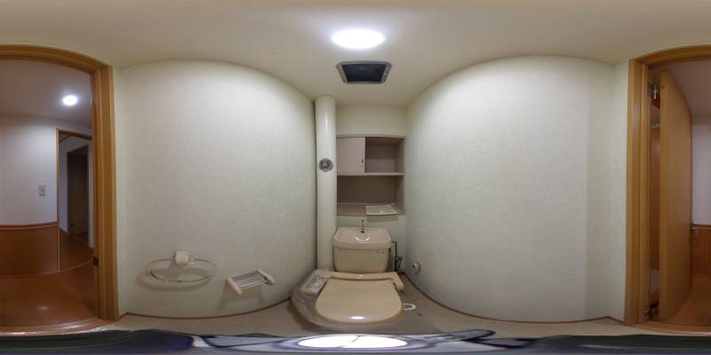 パノラマ画像トイレ