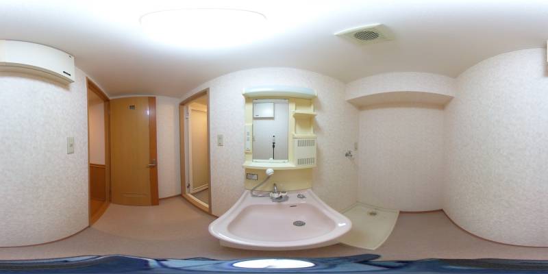 パノラマ画像洗面所