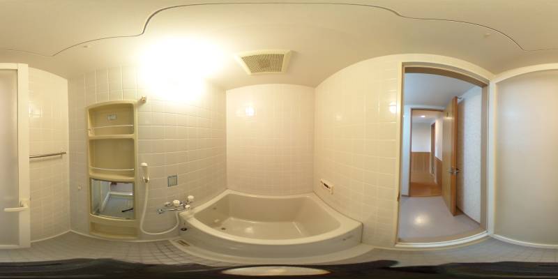 パノラマ画像バスルーム