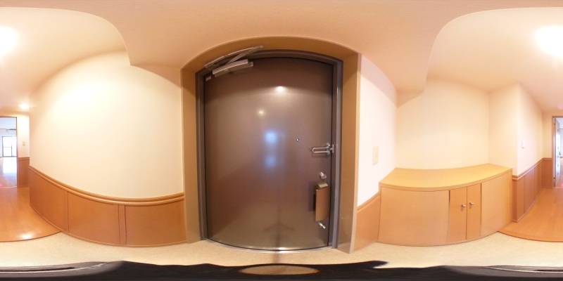 パノラマ画像玄関