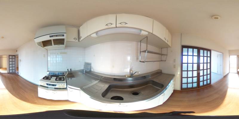 パノラマ画像キッチン