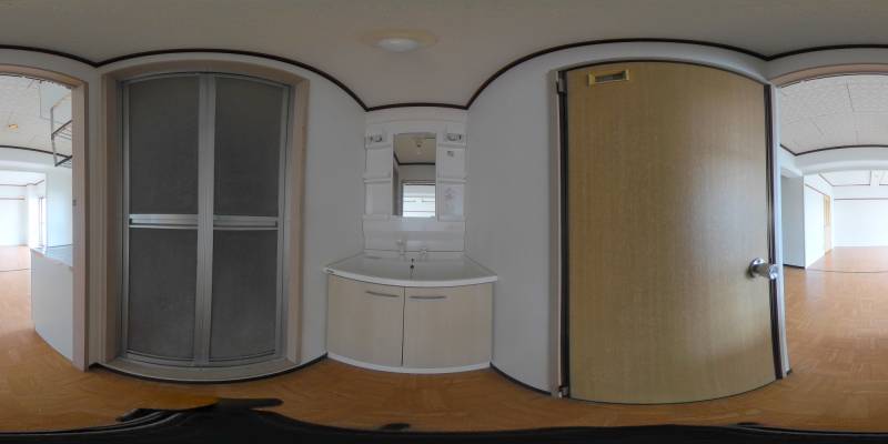 パノラマ画像洗面所