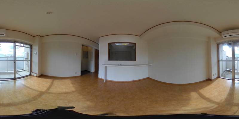 パノラマ画像リビング