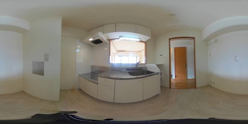 パノラマ画像キッチン