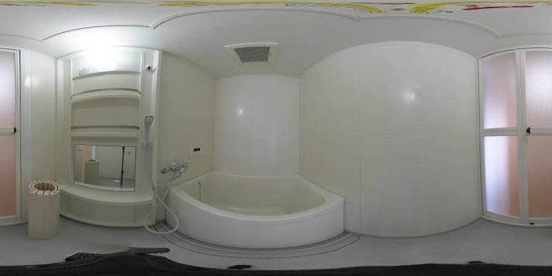 パノラマ画像バスルーム