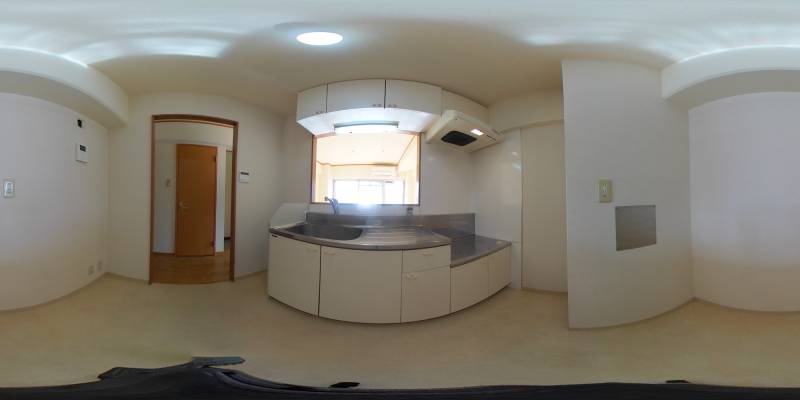 パノラマ画像キッチン