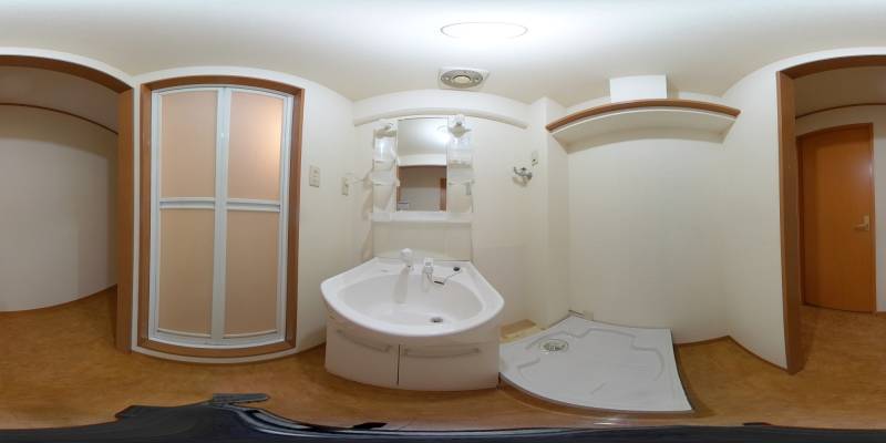 パノラマ画像洗面所