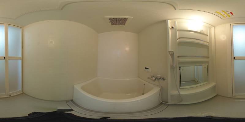 パノラマ画像バスルーム