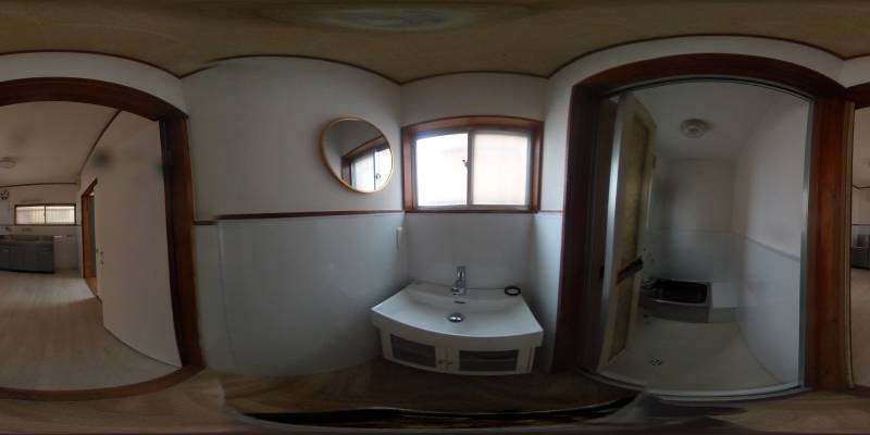 パノラマ画像洗面所