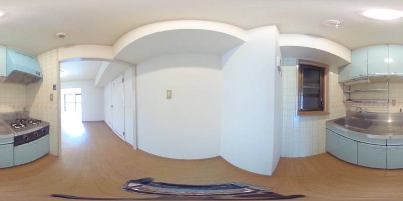 パノラマ画像キッチン