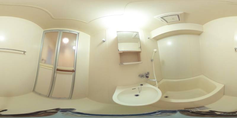 パノラマ画像バスルーム