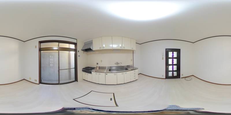 パノラマ画像キッチン