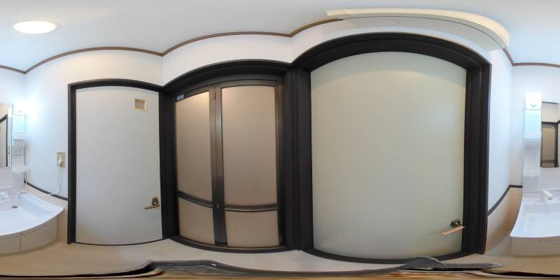 パノラマ画像洗面所