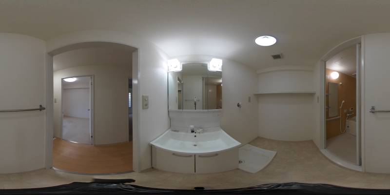 パノラマ画像洗面所