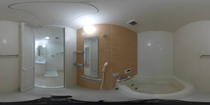 パノラマ画像バスルーム