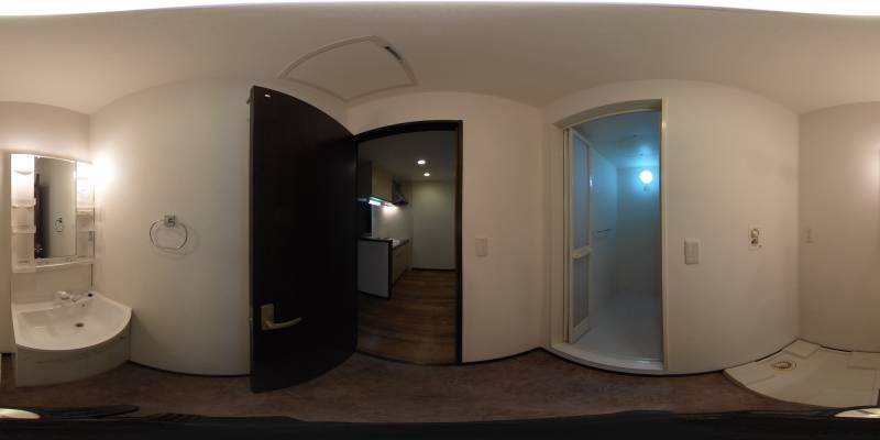 パノラマ画像洗面所