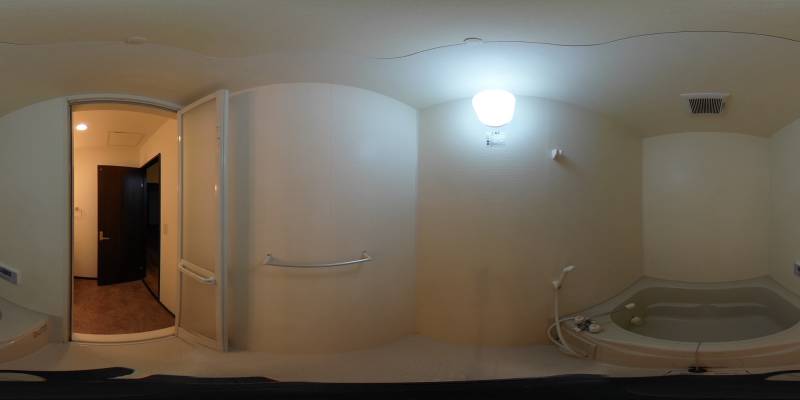 パノラマ画像バスルーム