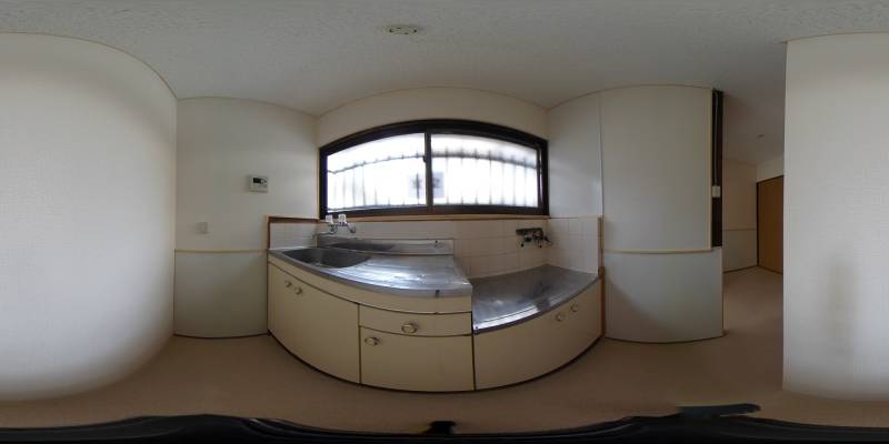 パノラマ画像キッチン