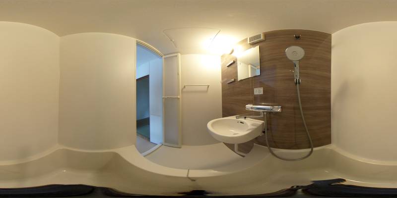 パノラマ画像バスルーム