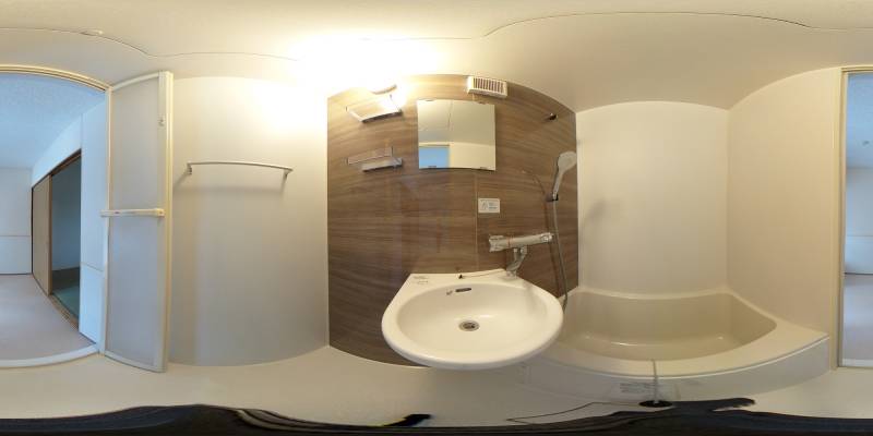 パノラマ画像洗面所