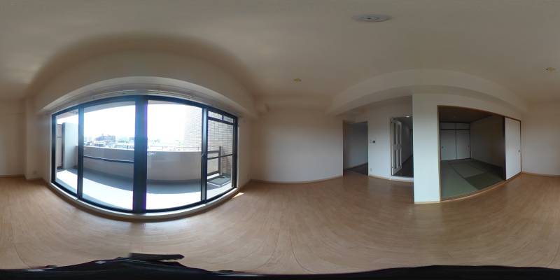 パノラマ画像リビング