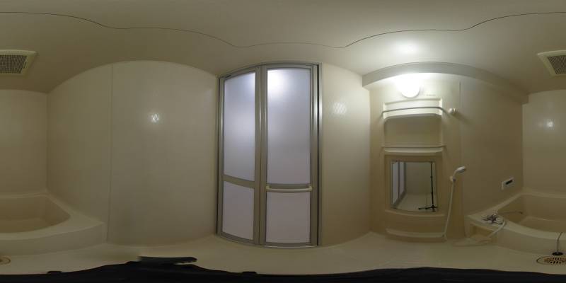 パノラマ画像バスルーム