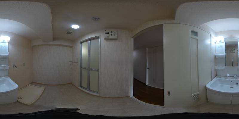 パノラマ画像洗面所