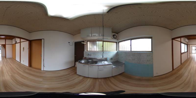 パノラマ画像キッチン
