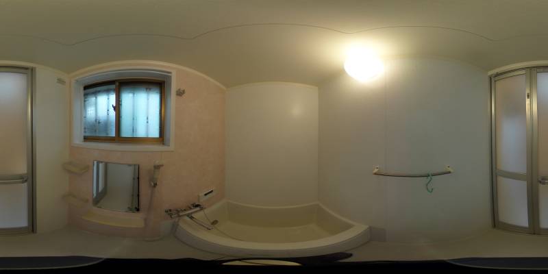 パノラマ画像バスルーム