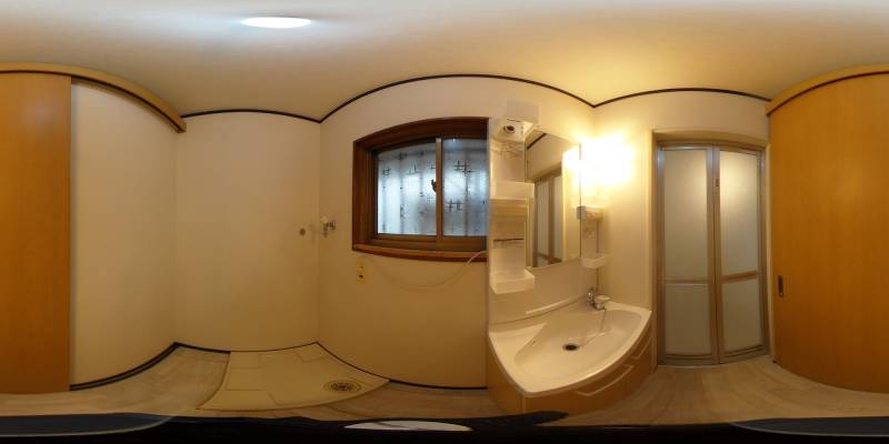 パノラマ画像洗面所