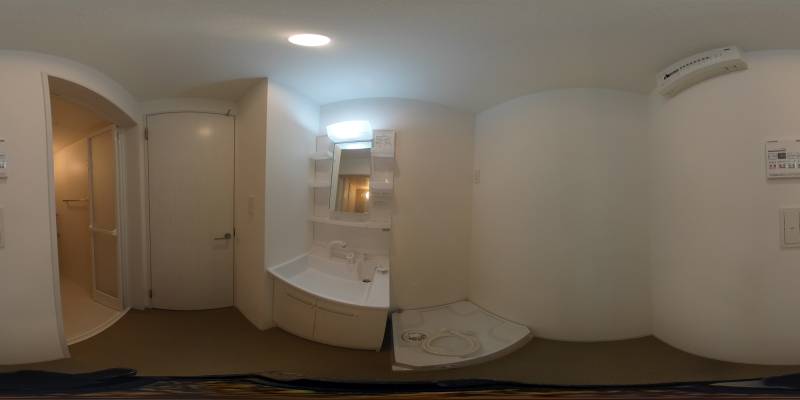 パノラマ画像洗面所