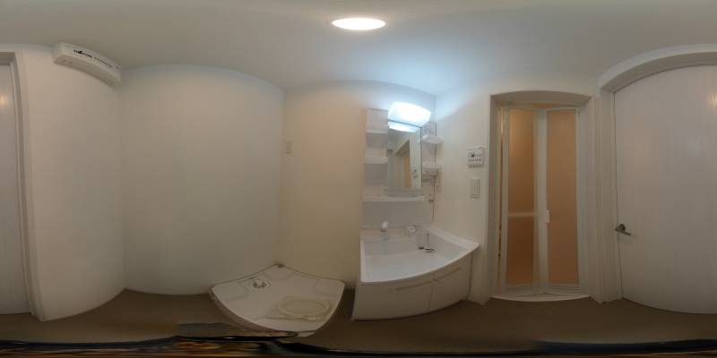 パノラマ画像洗面所