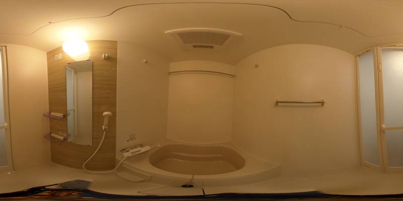 パノラマ画像バスルーム