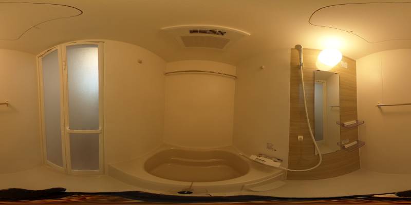 パノラマ画像バスルーム