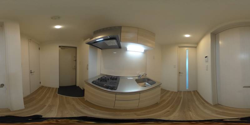 パノラマ画像キッチン