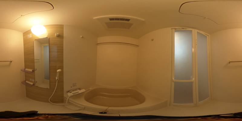 パノラマ画像バスルーム