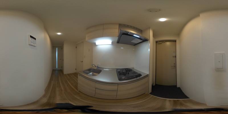 パノラマ画像キッチン