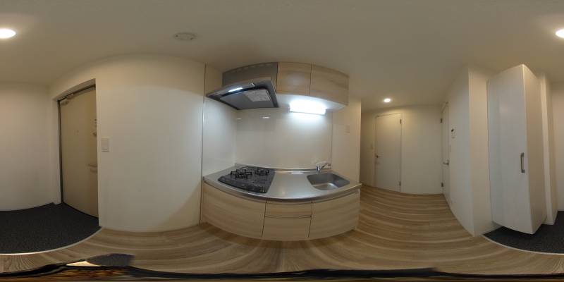 パノラマ画像キッチン