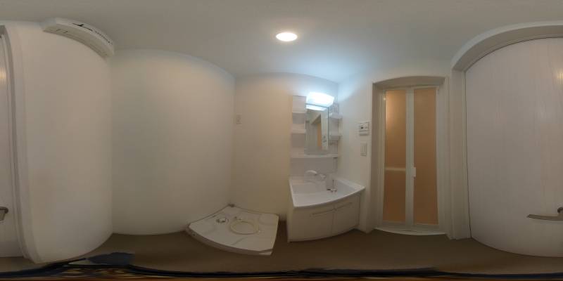 パノラマ画像洗面所