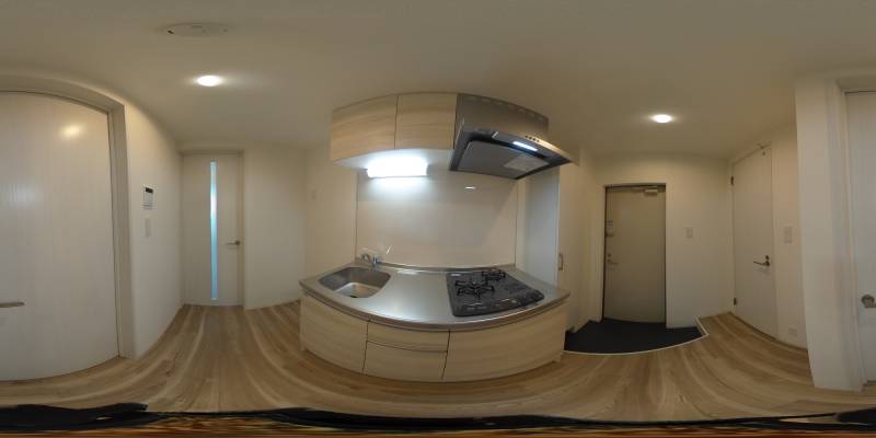 パノラマ画像キッチン