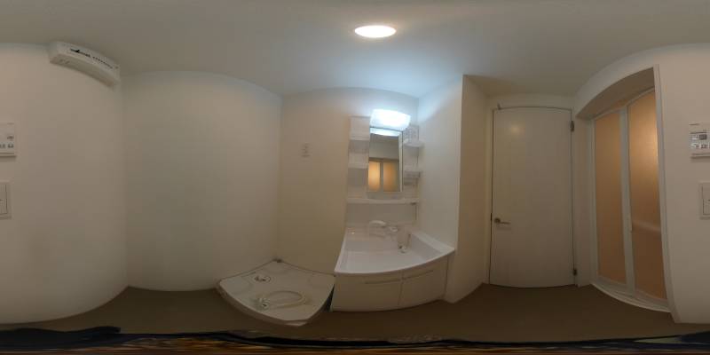 パノラマ画像洗面所