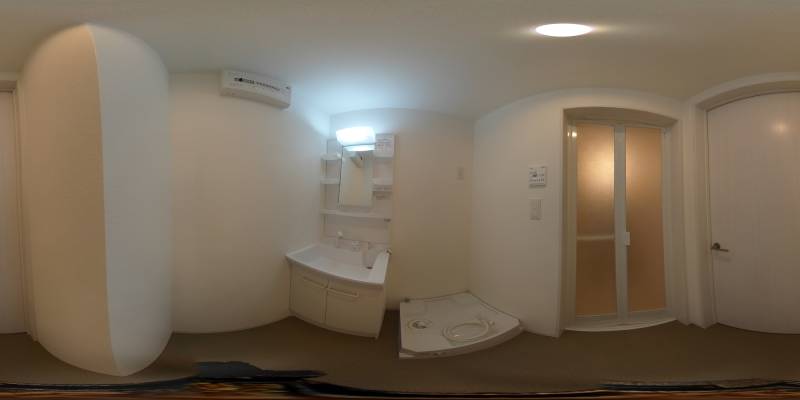 パノラマ画像洗面所