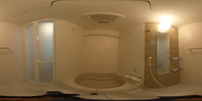 パノラマ画像バスルーム