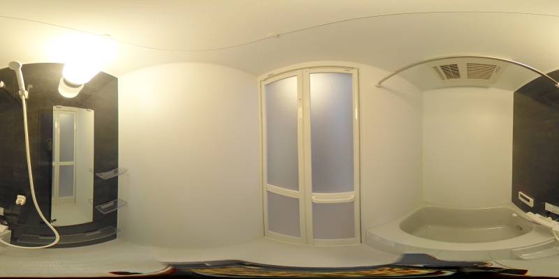 パノラマ画像バスルーム