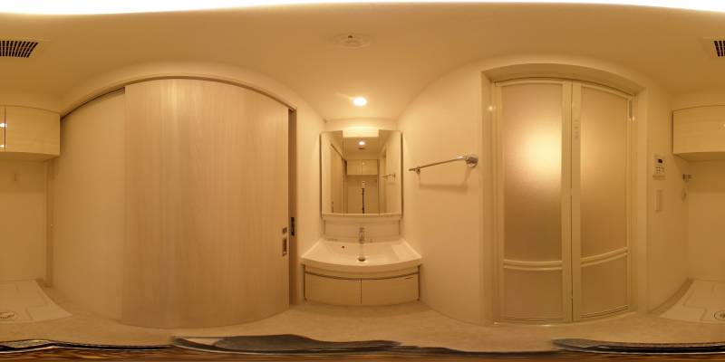 パノラマ画像洗面所